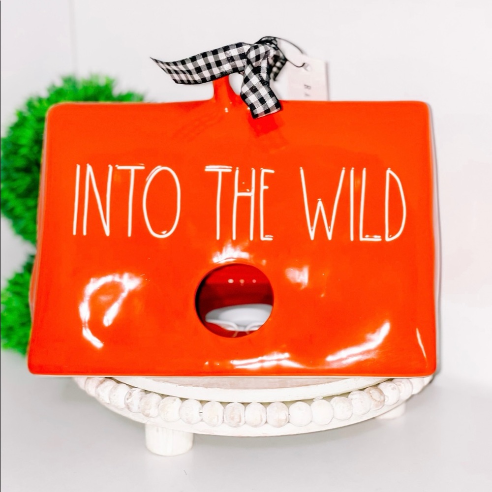 Rae Dunn INTO THE WILD birdhouse